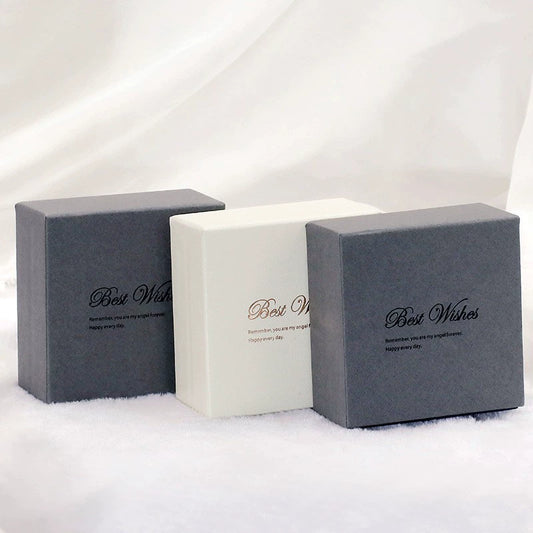 Wholesale Jewelry Box Oxford Solid Color Sweet Lady Style