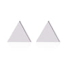 1 Pair Fashion Geometric Titanium Steel Plating Ear Studs
