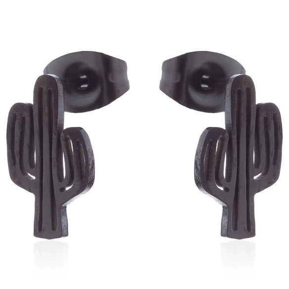 1 Pair Fashion Geometric Titanium Steel Plating Ear Studs