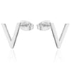 1 Pair Fashion Geometric Titanium Steel Plating Ear Studs