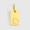 1 Piece 10*6mm 304 Stainless Steel 14K Gold Plated Letter Pendant