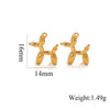 1 Piece 14*16MM 25 * 30mm Titanium Steel Dog Pendant