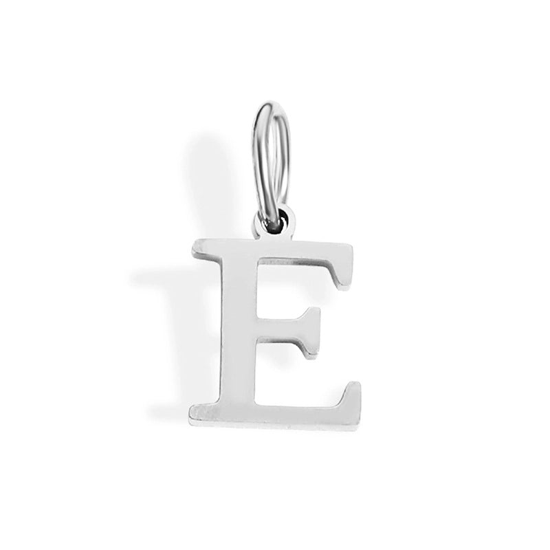 1 Piece Stainless Steel 14K Gold Plated Letter Polished Pendant