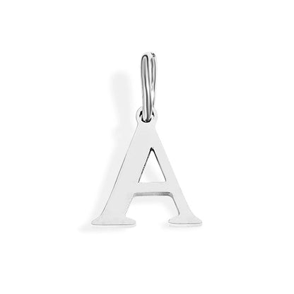 1 Piece Stainless Steel 14K Gold Plated Letter Polished Pendant