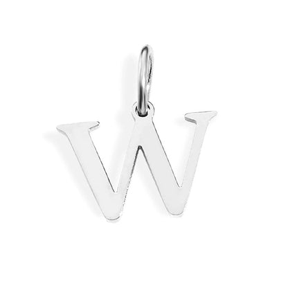 1 Piece Stainless Steel 14K Gold Plated Letter Polished Pendant