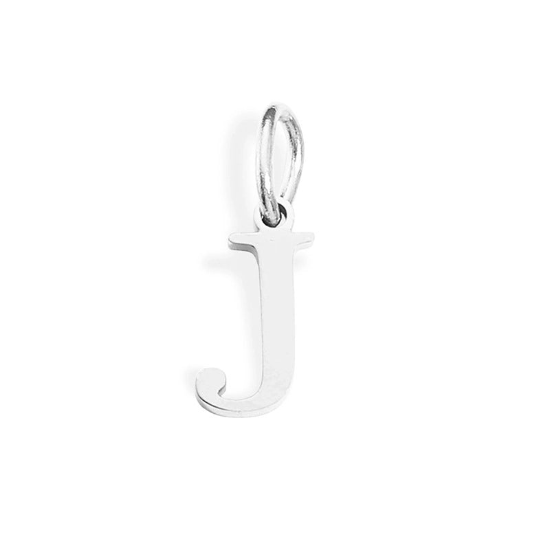 1 Piece Stainless Steel 14K Gold Plated Letter Polished Pendant