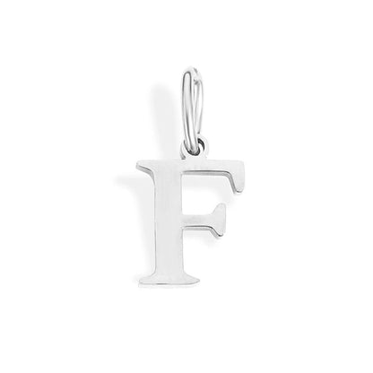 1 Piece Stainless Steel 14K Gold Plated Letter Polished Pendant