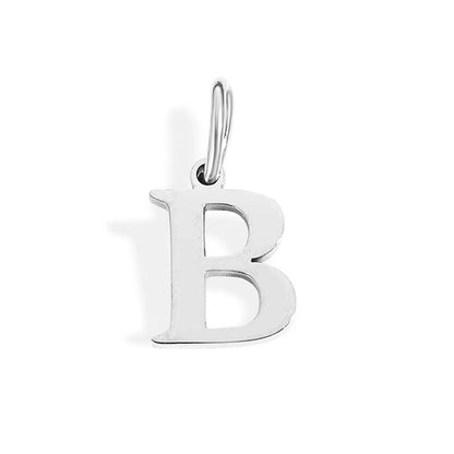 1 Piece Stainless Steel 14K Gold Plated Letter Polished Pendant