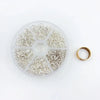 1 Box Iron Geometric Open Jump Rings