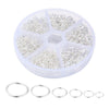 1 Box Iron Geometric Open Jump Rings