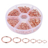 1 Box Iron Geometric Open Jump Rings