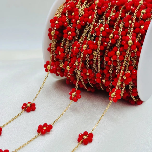 1 M 304 Stainless Steel Beaded Cable Chain 1 M Jewelry Accessories Chain
