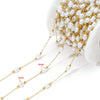 1 M 304 Stainless Steel Imitation Pearl 8*13mm Jewelry Accessories Chain