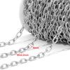 1 M Per Pack 304 Stainless Steel 18K Gold Plated 7 * 17mm Jewelry Accessories Chain