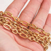 1 Pack = 5 M 304 Stainless Steel Jewelry Accessories Chain