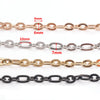 1 Pack = 5 M 304 Stainless Steel Jewelry Accessories Chain
