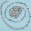 1 Pack = 5 M 304 Stainless Steel Jewelry Accessories Chain