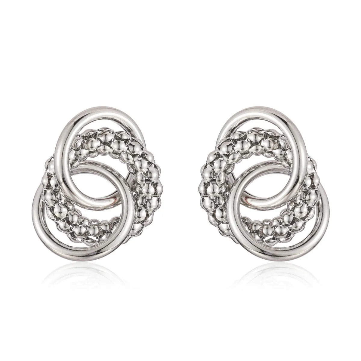 1 Pair Basic Classic Style Geometric Plating Alloy Earrings