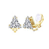 1 Pair Basic Modern Style Classic Style C Shape Geometric Plating Inlay Alloy Rhinestones Ear Cuffs