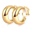 1 Pair Basic Modern Style Classic Style C Shape Geometric Plating Inlay Alloy Rhinestones Ear Cuffs