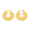 1 Pair Basic Modern Style Classic Style Geometric Heart Shape Plating 304 Stainless Steel 18K Gold Plated Hoop Earrings