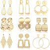 1 Pair Basic Modern Style Classic Style Geometric Round Plating Alloy Ear Cuffs