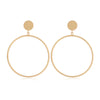 1 Pair Basic Modern Style Classic Style Geometric Round Plating Alloy Ear Cuffs