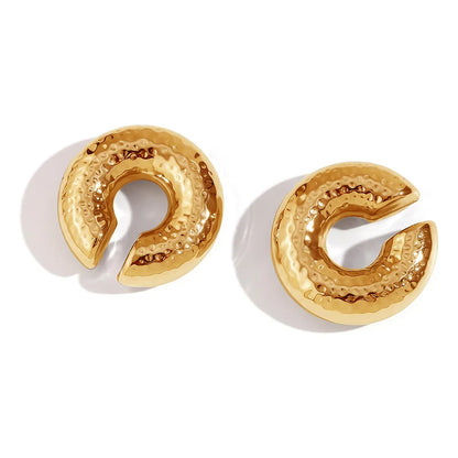 1 Pair Basic Modern Style Classic Style U Shape Plating Metal Ear Cuffs