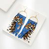 1 Pair Bohemian Animal Tree Beaded Tassel Seed Bead Drop Earrings