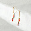 1 Pair Bohemian Tassel Plating Crystal Copper 14k Gold Plated Ear Hook