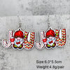 1 Pair Cartoon Style Cartoon Character Wood Drop Earrings