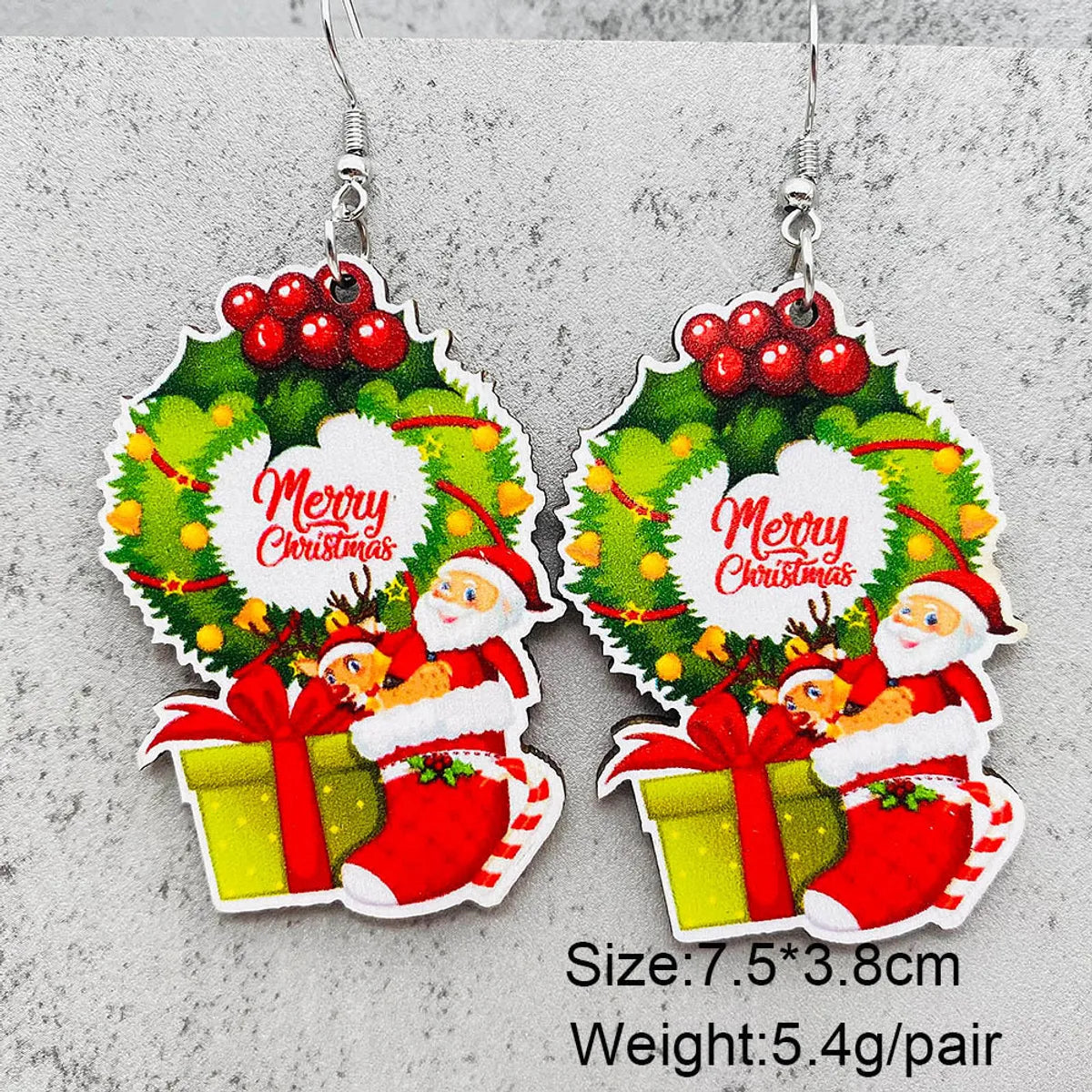 1 Pair Cartoon Style Cartoon Character Wood Drop Earrings