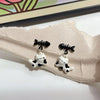 1 Pair Cartoon Style Cat Enamel Alloy Ear Studs