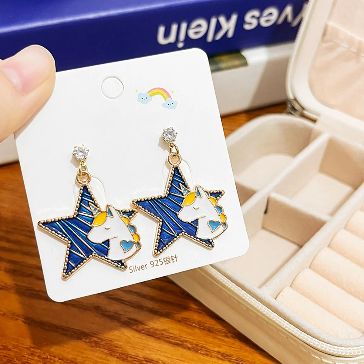 1 Pair Cartoon Style Cute Animal Cartoon Plating Alloy Drop Earrings