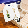 1 Pair Cartoon Style Cute Animal Cartoon Plating Alloy Drop Earrings