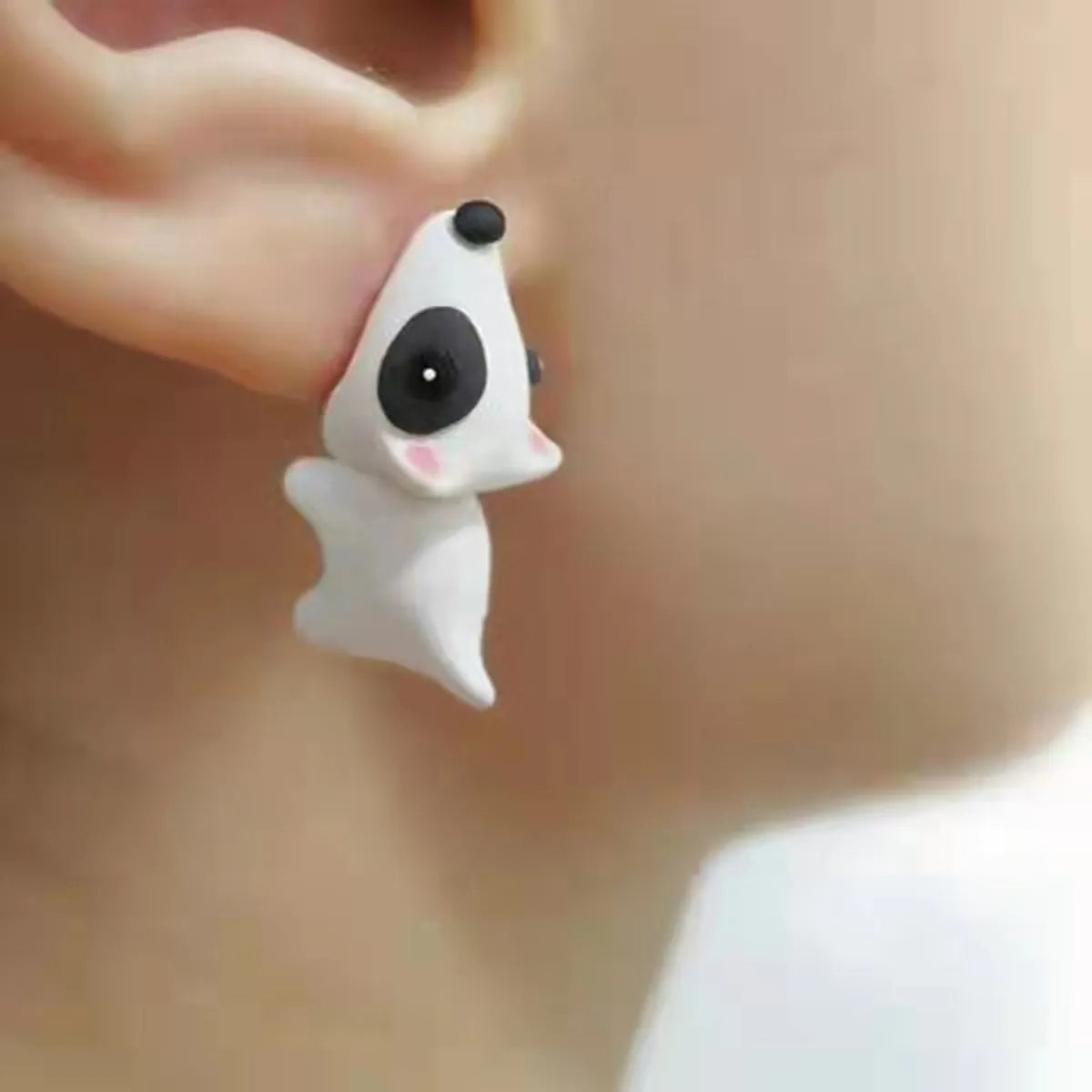 1 Pair Cartoon Style Cute Animal Stoving Varnish Zinc Alloy Ear Studs