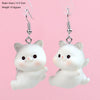 1 Pair Cartoon Style Cute Cat Plastic Drop Earrings