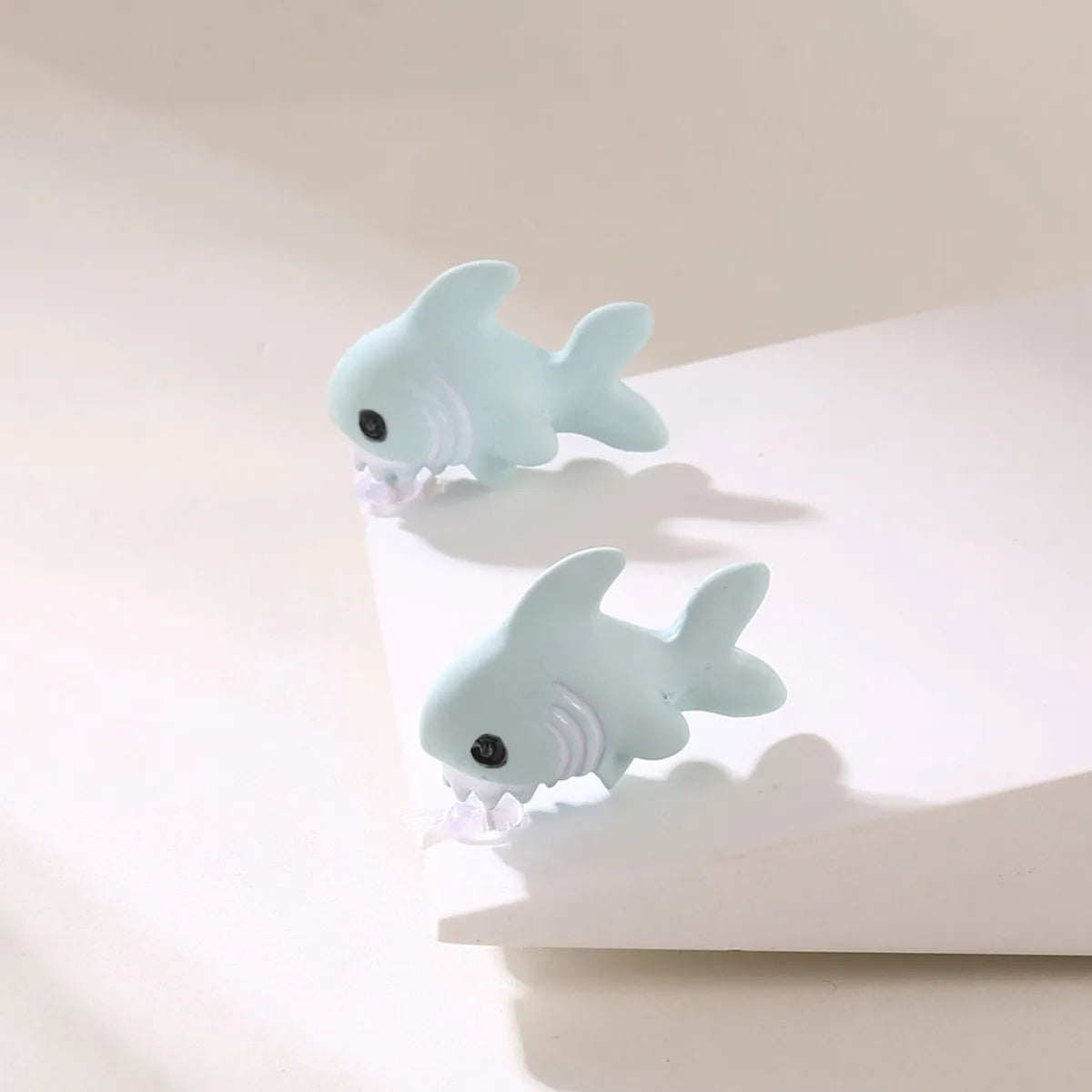 1 Pair Cartoon Style Dog Dinosaur Whale Enamel Alloy Ear Studs