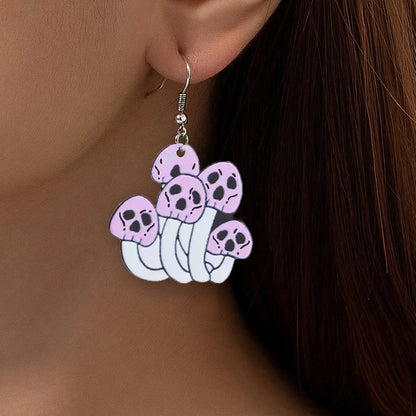 1 Pair Cartoon Style Funny Multicolor Arylic Drop Earrings