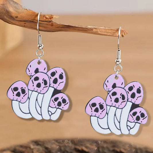 1 Pair Cartoon Style Funny Multicolor Arylic Drop Earrings