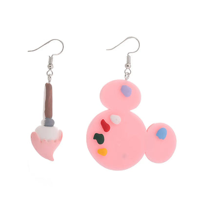 1 Pair Cartoon Style Pencil Resin Handmade Women'S Drop Earrings