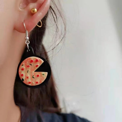 1 Pair Cartoon Style Saturday Resin Women's Earrings