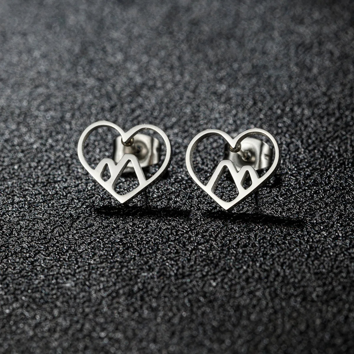 1 Pair Cartoon Style Sweet Animal Irregular Polishing Plating 304 Stainless Steel 18K Gold Plated Ear Studs