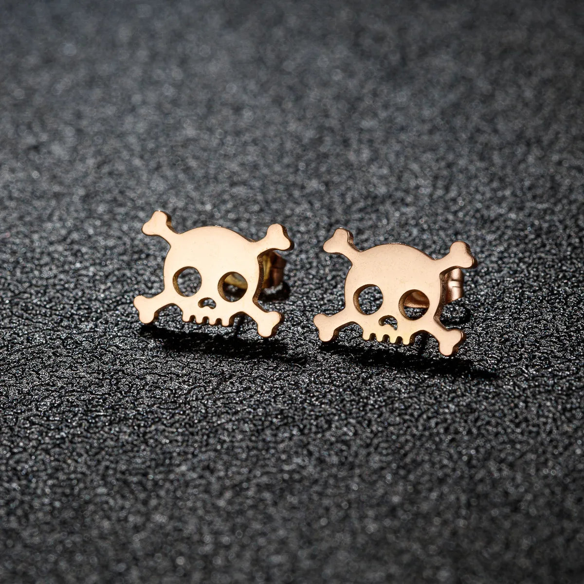 1 Pair Cartoon Style Sweet Animal Irregular Polishing Plating 304 Stainless Steel 18K Gold Plated Ear Studs