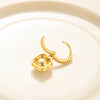 1 Pair Casual Classic Style Square Inlay Copper Zircon Drop Earrings