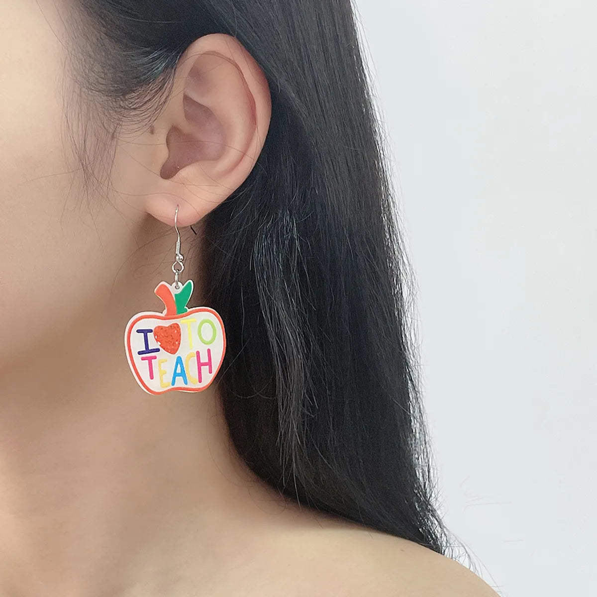 1 Pair Casual Cute Fruit Arylic Drop Earrings