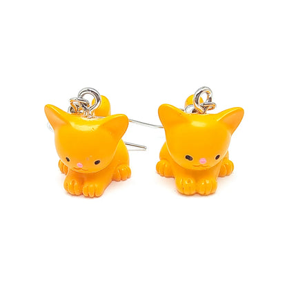 1 Pair Casual Cute Simple Style Animal Fox Frog Alloy Resin