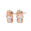 1 Pair Casual Cute Simple Style Animal Fox Frog Alloy Resin