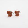 1 Pair Casual Cute Simple Style Capybara Alloy Resin Drop Earrings