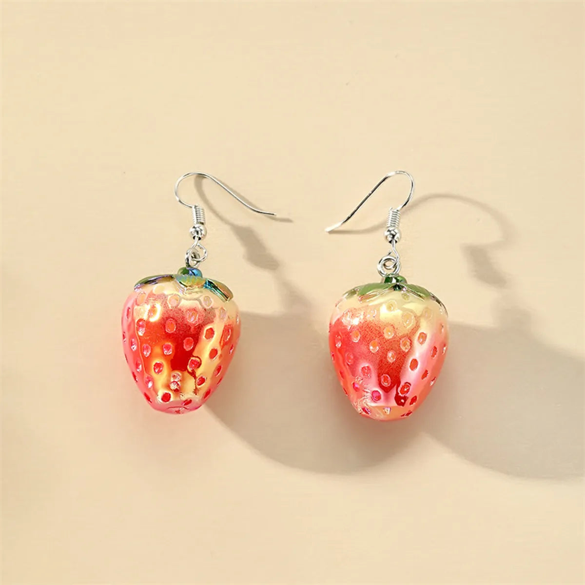 1 Pair Casual Cute Simple Style Fruit Resin Drop Earrings